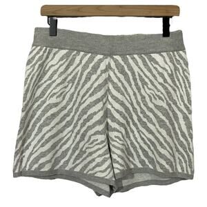 NWOT Anthro Dolan Left Coast Collection Trudy Knit Short - Gray/White - Medium